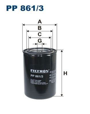 Palivový filtr FILTRON PP 861/3