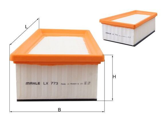 Vzduchový filter MAHLE LX 773