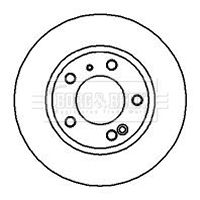 Tarcza hamulcowa BORG & BECK BBD4978