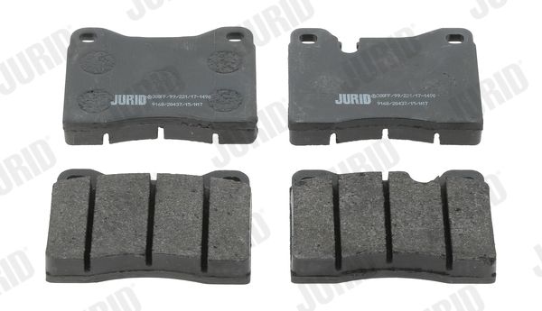 Zestaw klocków hamulcowych, hamulce tarczowe JURID 571260J