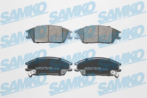 Sada brzdových destiček, kotoučová brzda SAMKO 5SP1222