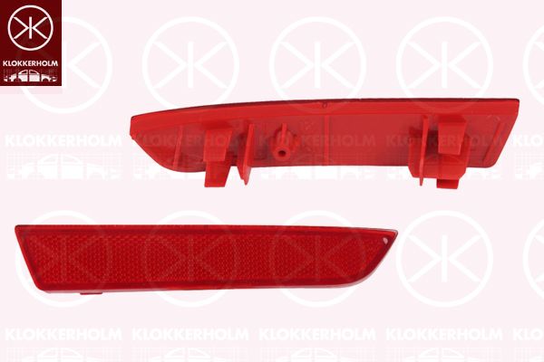 Światło odblaskowe tylne KLOKKERHOLM 35430792