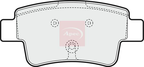Apec - Rear Brake Pad Set