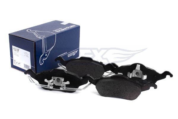 Levně Sada brzdových destiček, kotoučová brzda TOMEX Brakes 12-17