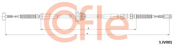 Cięgło, hamulec postojowy COFLE 1.IV001