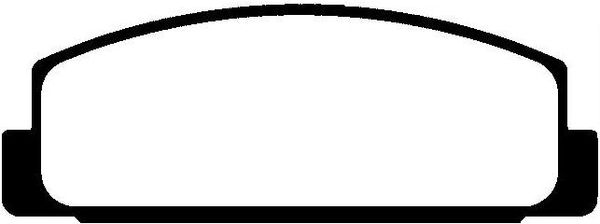 ABTEX - Rear Brake Pad Set