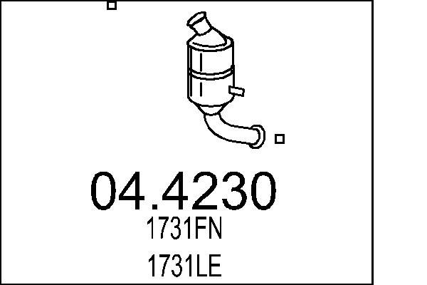 Katalizator MTS 04.4230