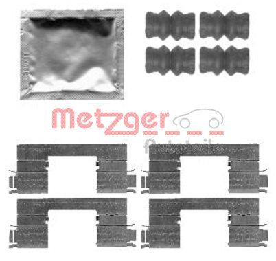 Zestaw akcesoriów, klocki hamulcowe METZGER AUTOTEILE 109-1798