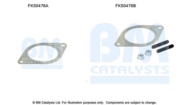 Zestaw montażowy, rura wydechowa BM CATALYSTS FK50476