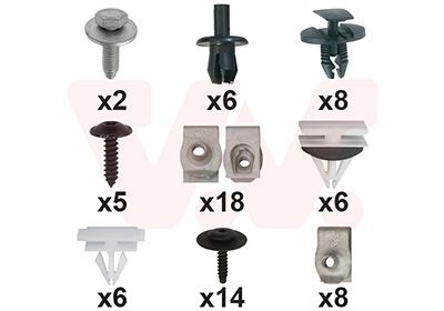 Set montaj, bara protectie VAN WEZEL 3722794