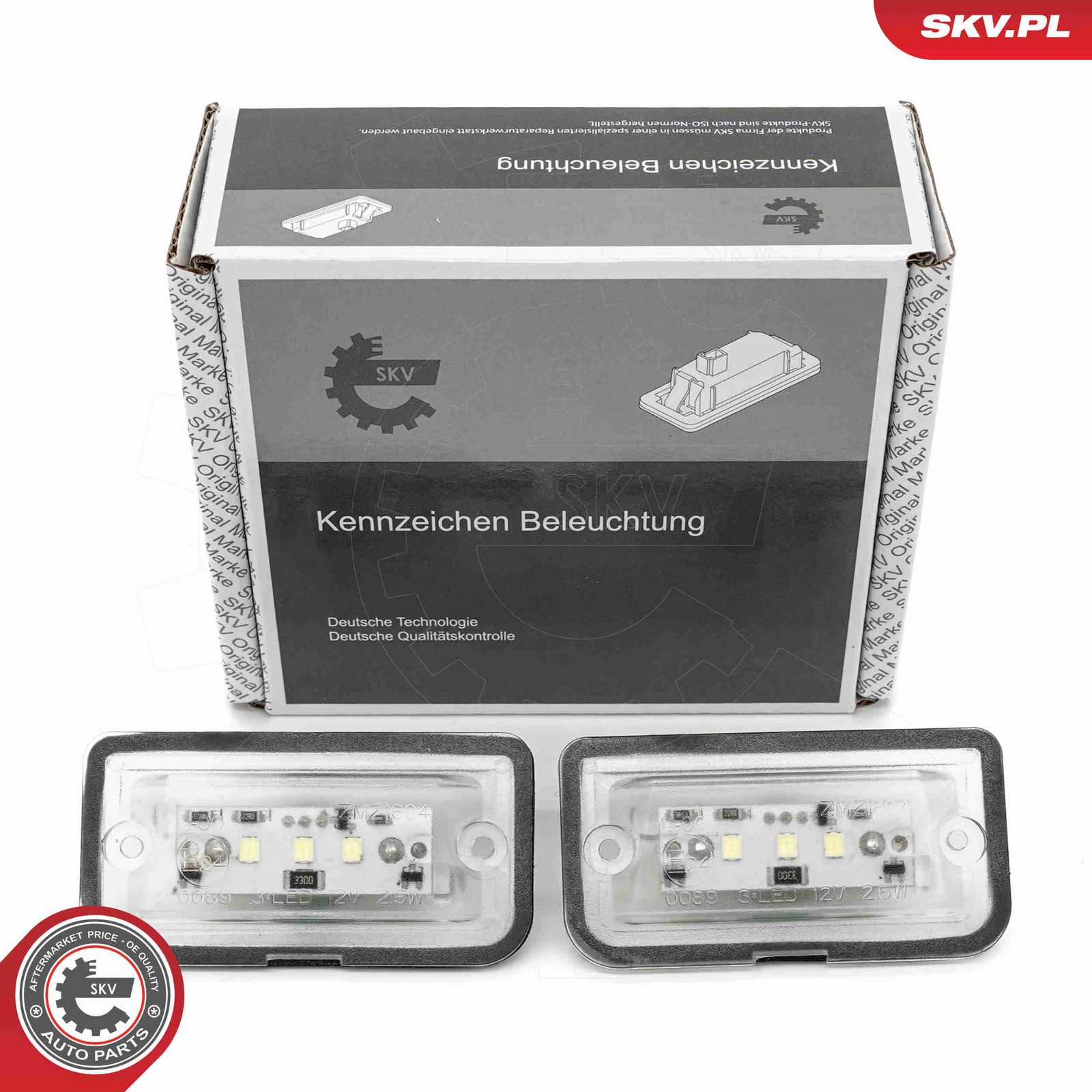 Фонарь освещения номерного знака