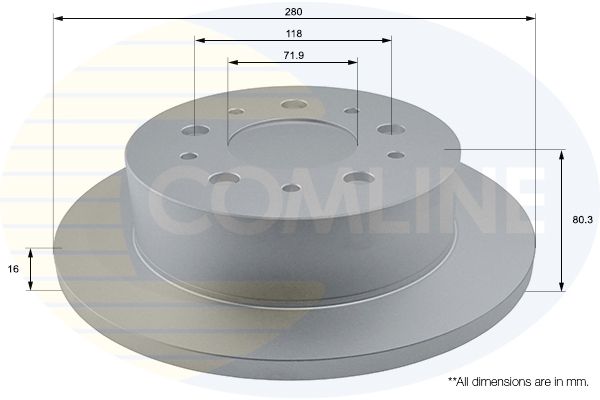 Tarcza hamulcowa COMLINE ADC1577