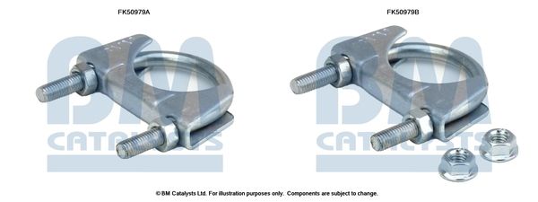 Zestaw montażowy, rura wydechowa BM CATALYSTS FK50979