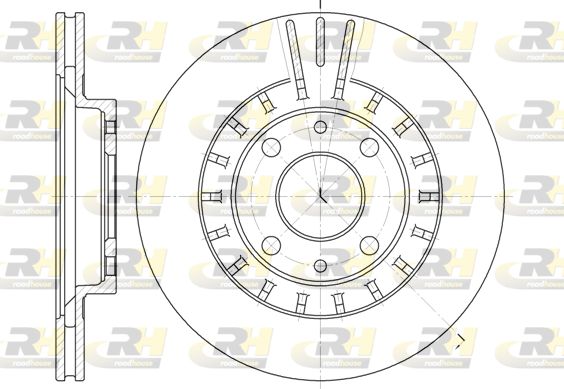Tarcza hamulcowa ROADHOUSE 6828.10