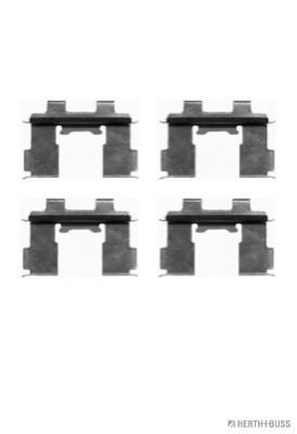 Set accesorii, placute frana HERTH+BUSS JAKOPARTS J3668005