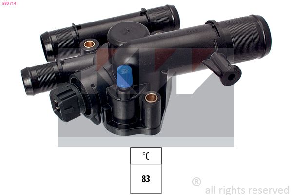 Termostat, środek chłodzący KW 580 714