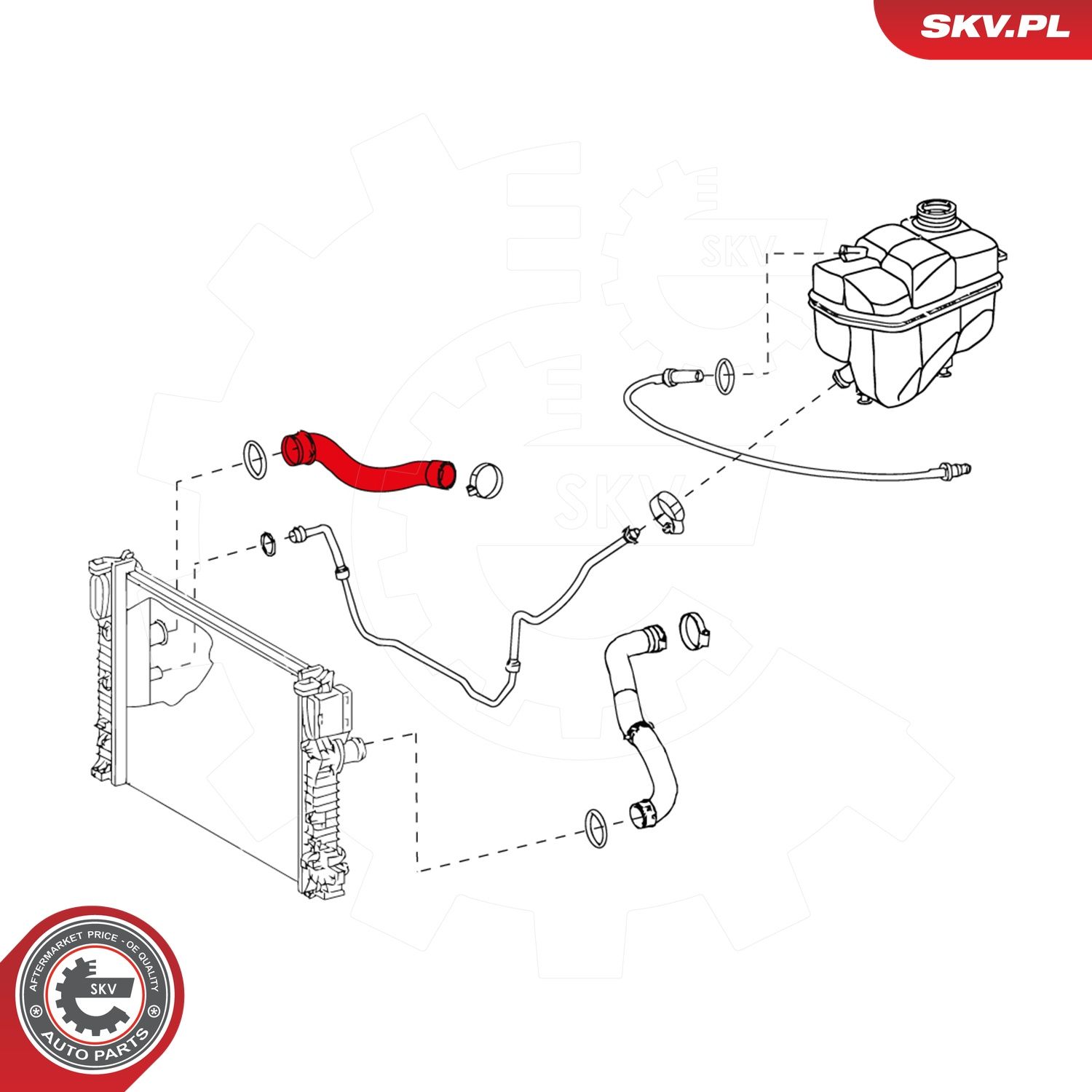Furtun radiator ESEN SKV 24SKV290
