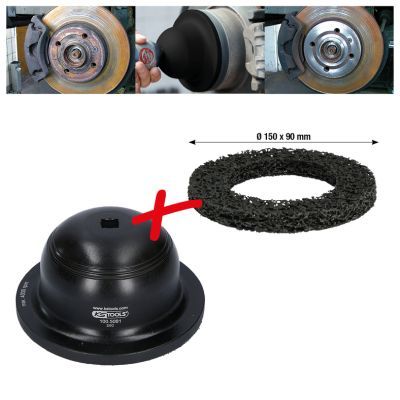 Set discuri de șlefuit, dispozitiv de șlefuit butuc roată KS TOOLS 100.5080