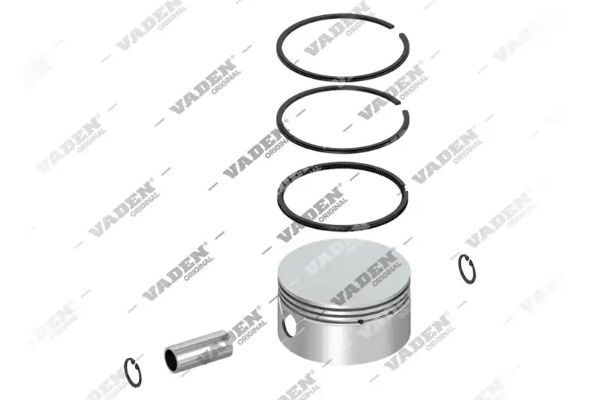 Jeu de segments de pistons
