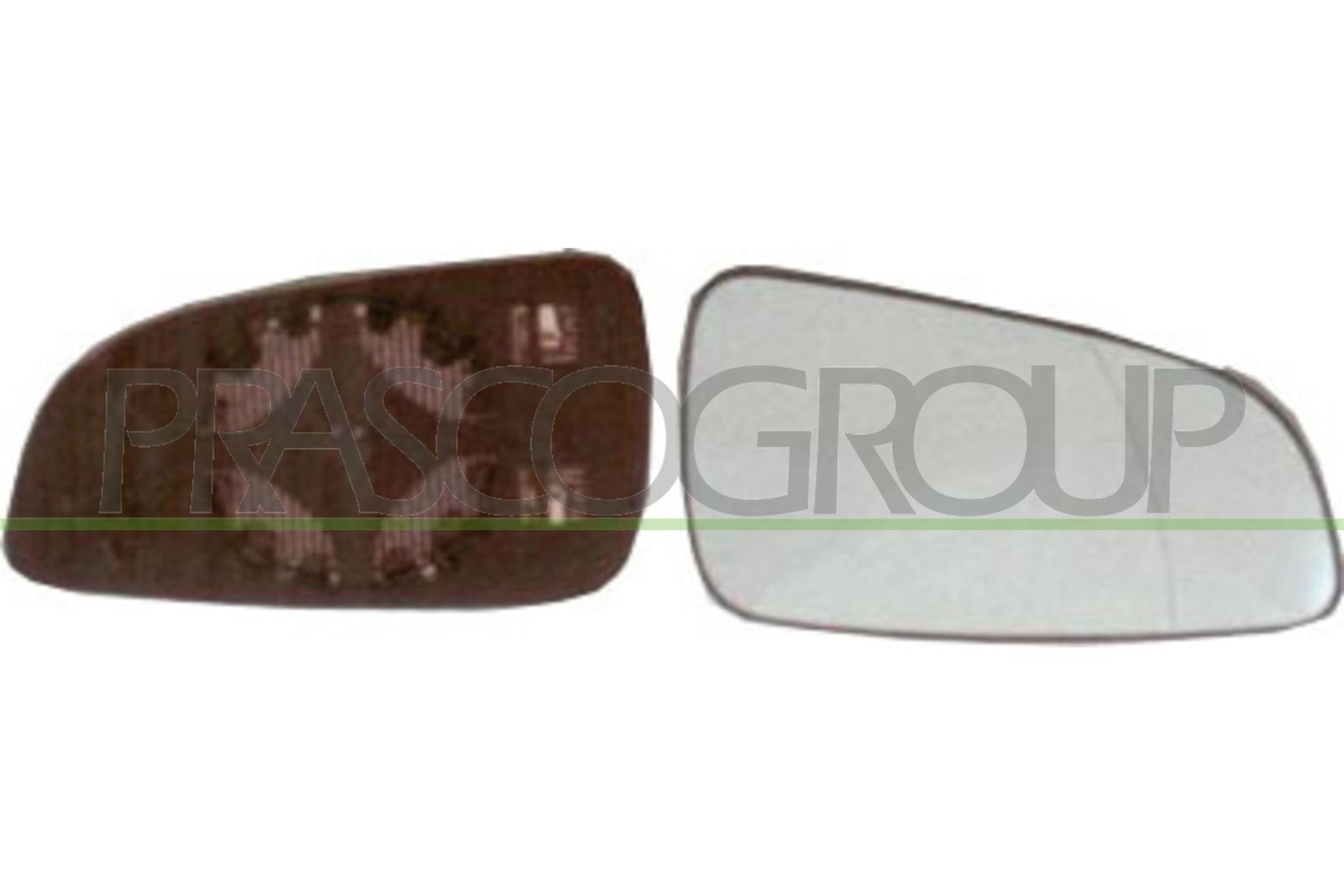 Sticla oglinda, oglinda retrovizoare exterioara PRASCO OP4107513