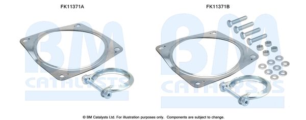 zestaw montażowy, filtr sadzy / filtr cząstek stałych BM CATALYSTS FK11371