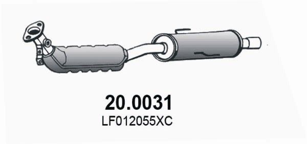 Katalizator ASSO LFZ82055XB