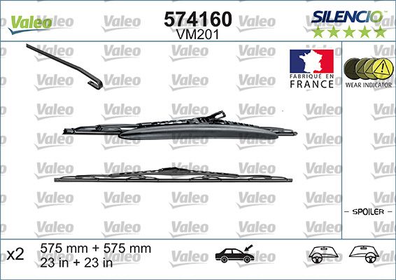 List stěrače VALEO 574160