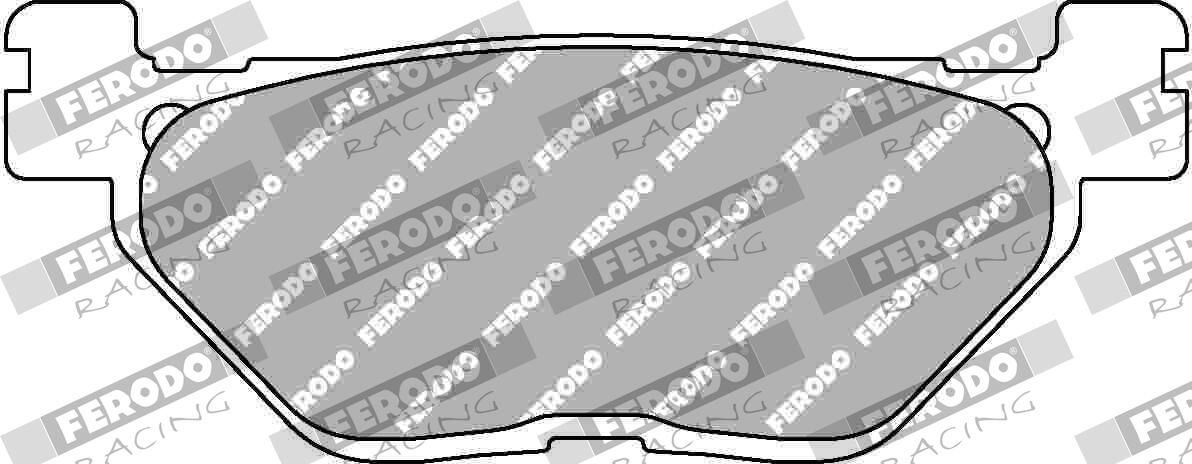 set placute frana,frana disc FERODO FDB2126EF