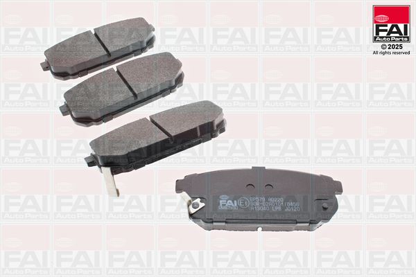 Zestaw klocków hamulcowych, hamulce tarczowe FAI AUTOPARTS BP579