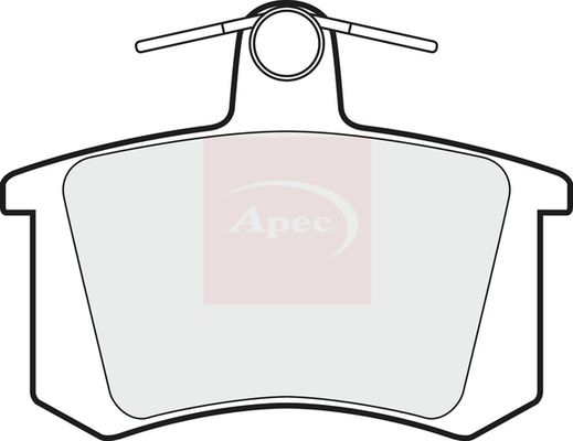 Apec - Rear Brake Pad Set