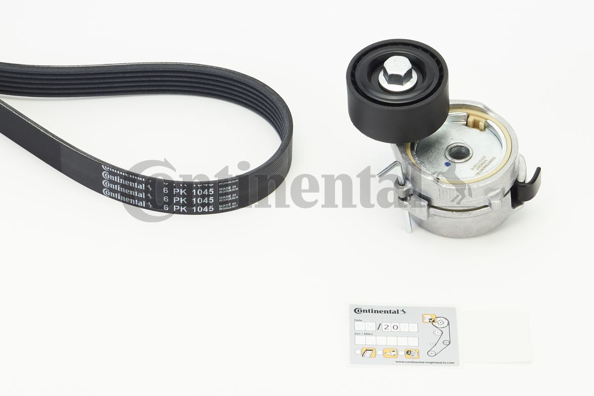 Zestaw paska klinowego wielorowkowego CONTINENTAL CTAM 6PK1045K4