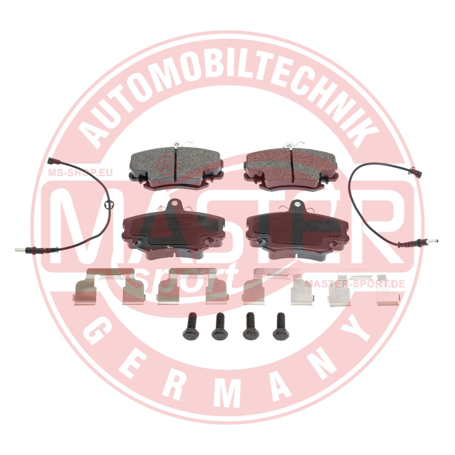 Zestaw klocków hamulcowych, hamulce tarczowe MASTER-SPORT GERMANY 13046028342N-SET-MS