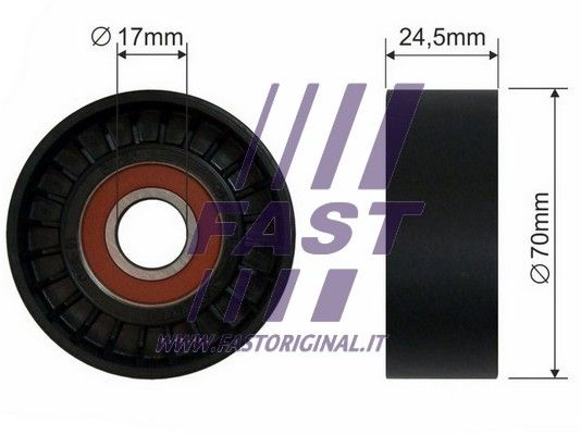 Rolka napinacza, pasek klinowy wielorowkowy FAST FT44570