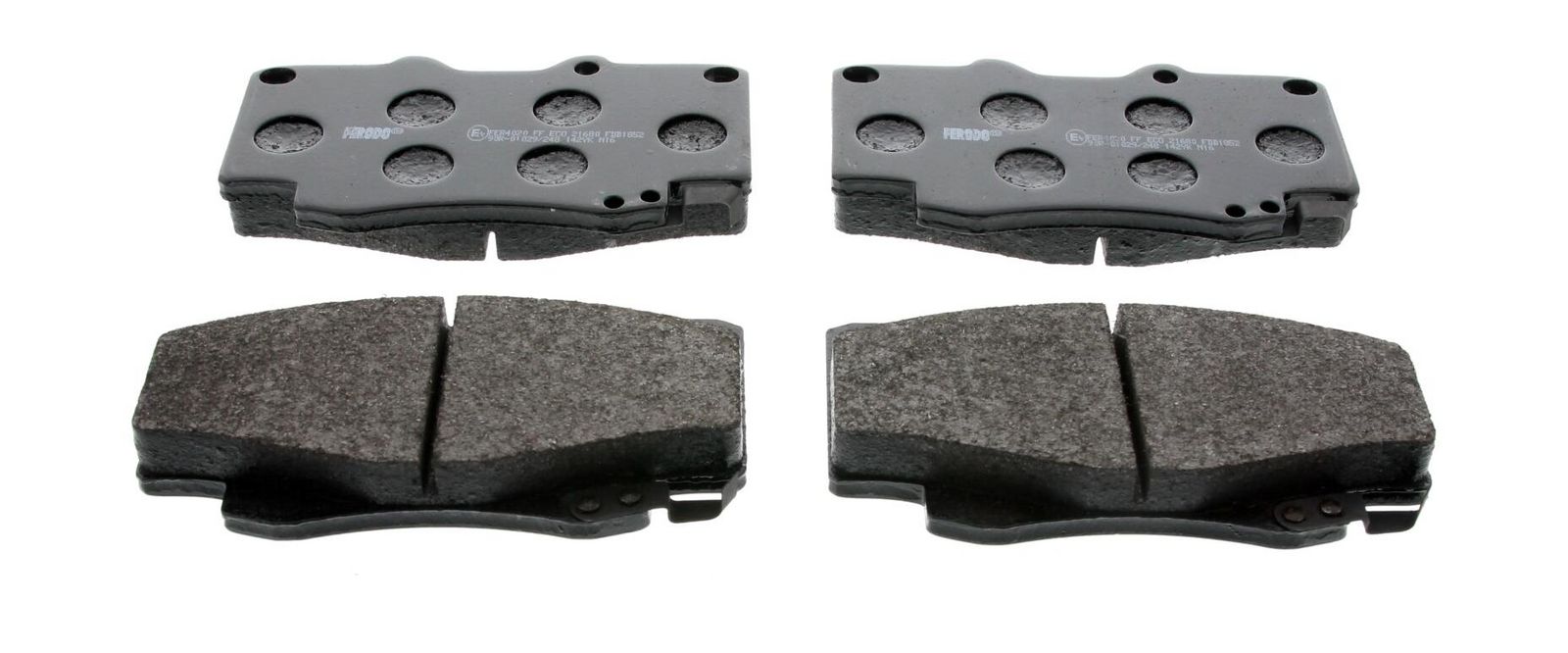 set placute frana,frana disc FERODO PREMIER ECO FRICTION FDB1852