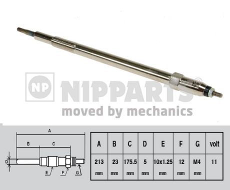 Świeca żarowa NIPPARTS J5711027