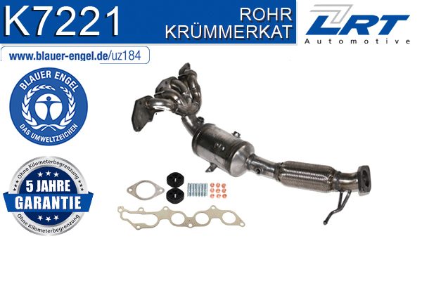 Katalizator przy kolektorze LRT K7221