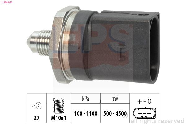 Czujnik, ciśnienie paliwa EPS 1.980.048