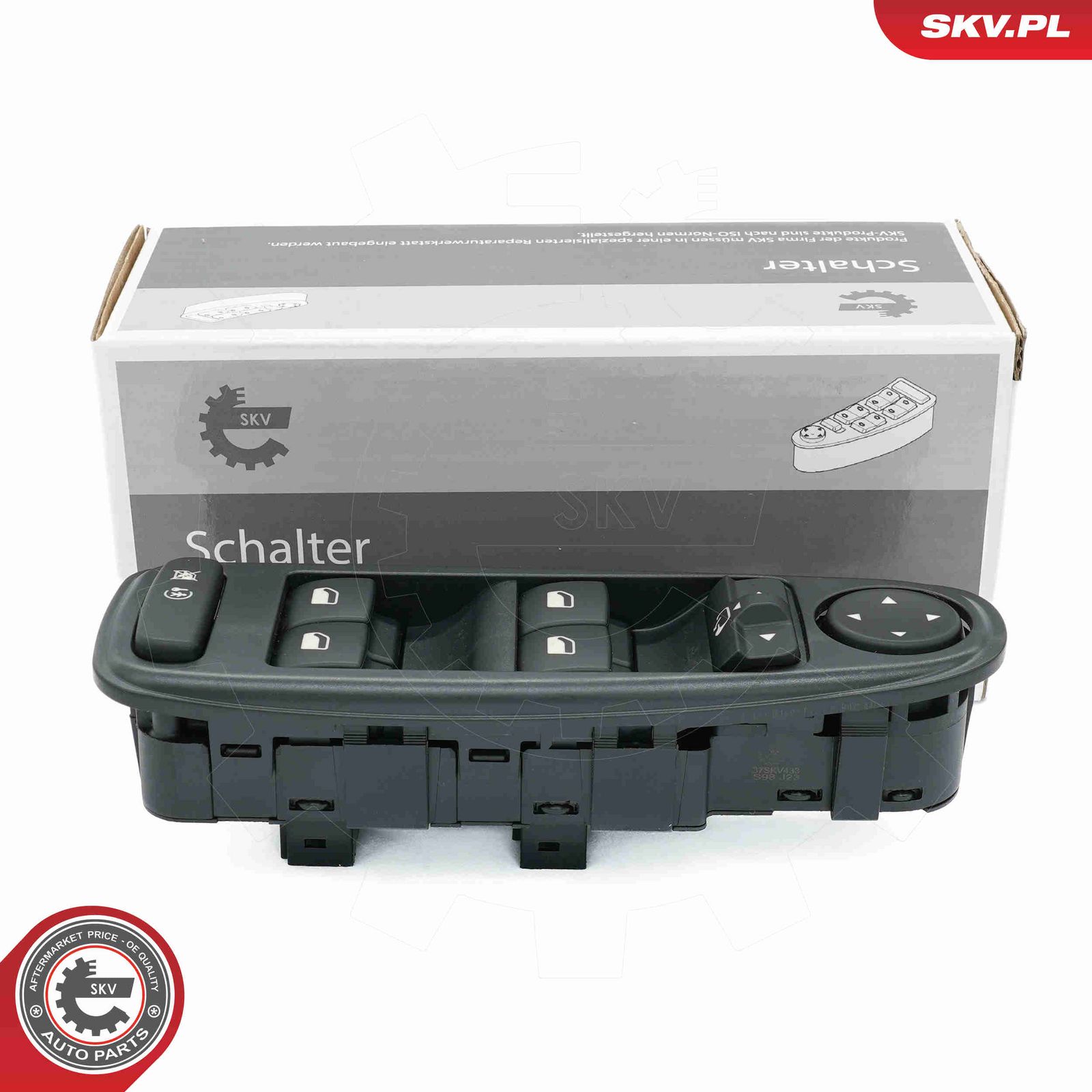 Выключатель, стеклолодъемник