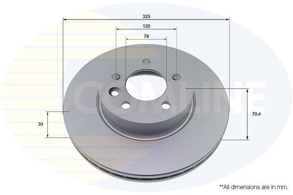 Tarcza hamulcowa COMLINE ADC5043V