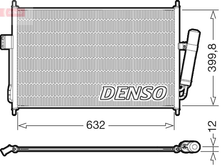 Skraplacz, klimatyzacja DENSO DCN99084