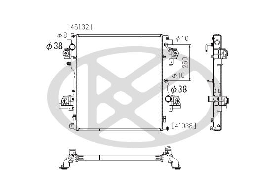 Radiator, racire motor KOYORAD PL012474