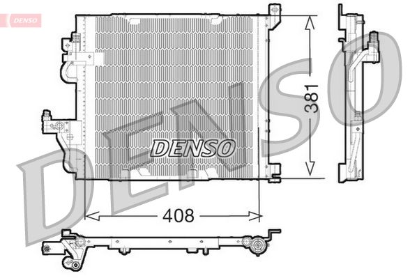 Kondenzátor klimatizácie DENSO DCN20012