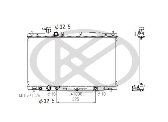 Radiator, racire motor KOYORAD PL082603