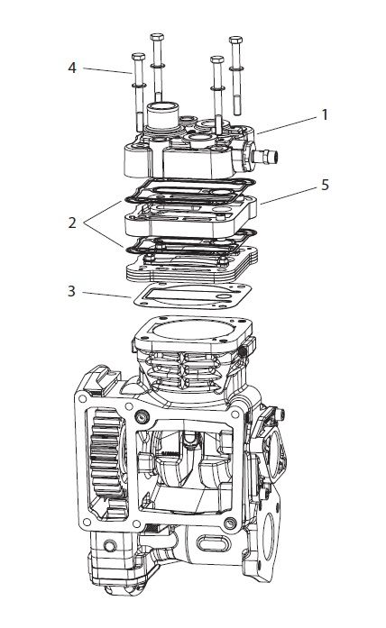 Set de reparație, compresor aer comprimat KNORR-BREMSE K090845K50