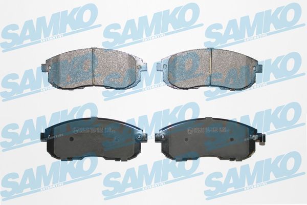 Levně Sada brzdových destiček, kotoučová brzda SAMKO 5SP1605