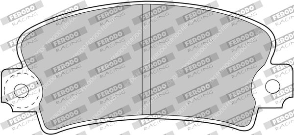 Zestaw klocków hamulcowych, hamulce tarczowe FERODO RACING FCP72H
