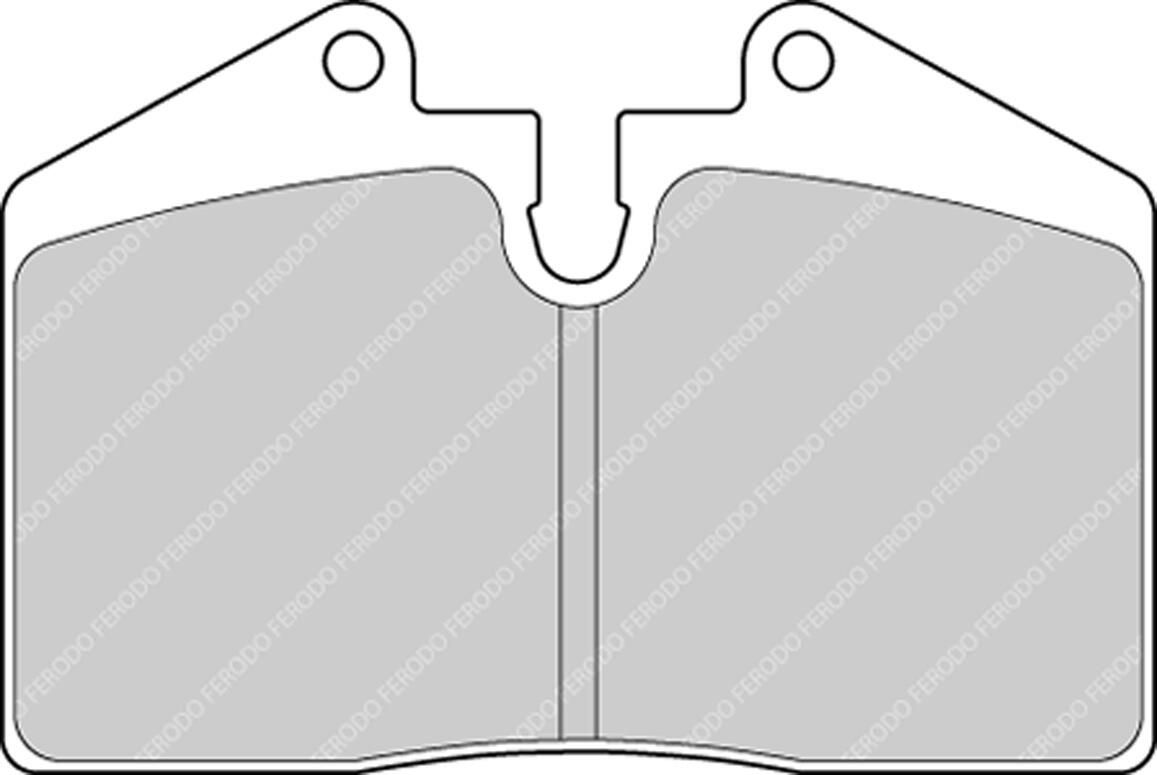 set placute frana,frana disc FERODO FRP3069H