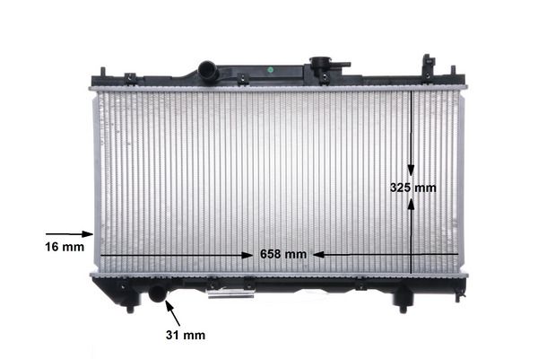 Levně Chladič, chlazení motoru MAHLE CR 543 000S
