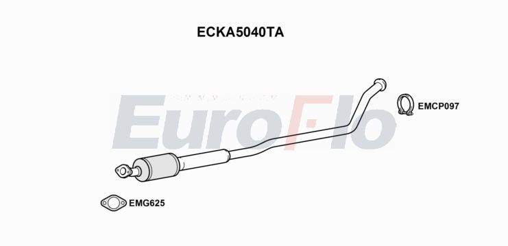 Zestaw tłumików, tłumik końcowy EUROFLO 286501Y170
