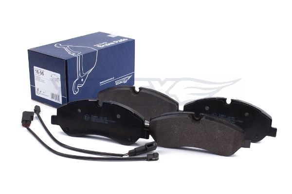 Levně Sada brzdových destiček, kotoučová brzda TOMEX Brakes 16-95